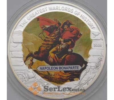 Монета Либерия 5 долларов 2009 Proof Полководцы -  Наполеон Бонапарт арт. 31456