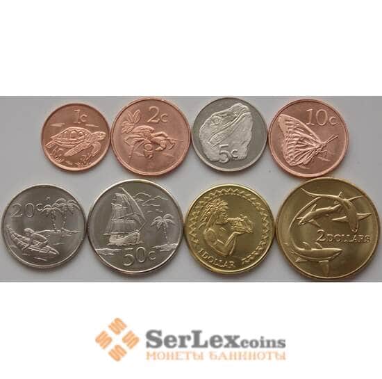 Токелау набор 1 цент - 2 доллара (8 шт) 2017 UNC арт. 8135