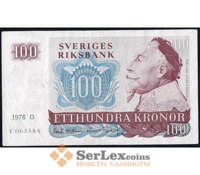 Банкнота Швеция 100 крон 1976 Р54 XF арт. 39747