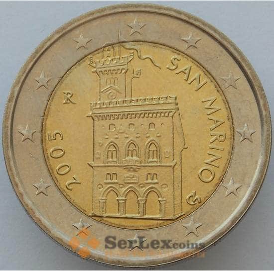 Сан-Марино 2 евро 2005 КМ447 UNC арт. 16770