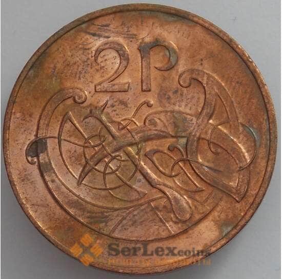 Ирландия 2 пенса 1980 КМ21 aUNC арт. 16580
