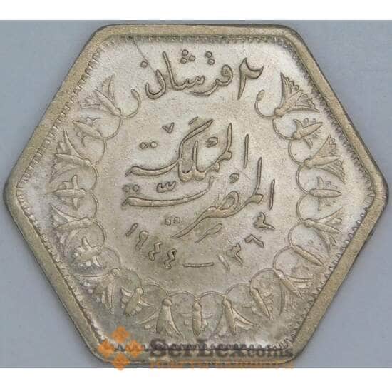 Египет 2 пиастра 1944 КМ369 AU арт. 56424