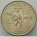 Монета США 25 центов 2003 P КМ343 aUNC Иллинойс арт. 15428