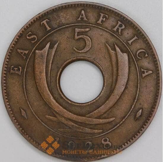 Британская Восточная Африка 5 центов 1928 КМ18 VF арт. 55005 Британская Восточная Африка 5 центов 1928 КМ18 VF арт. 55005