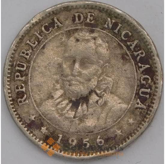Никарагуа монета 5 сентаво 1956 КМ24.1 VF арт. 44814