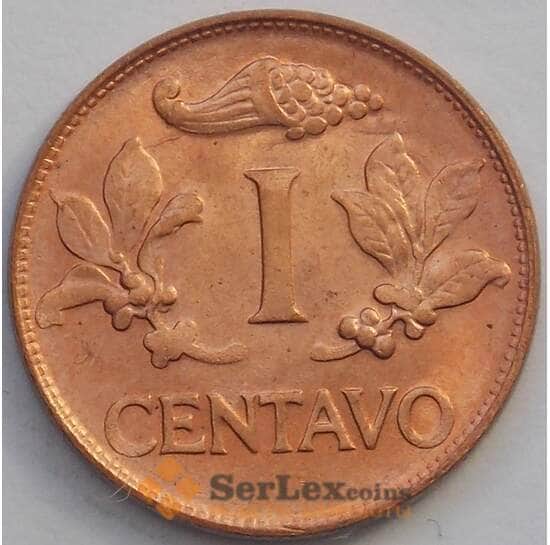 Колумбия 1 сентаво 1972 КМ205а UNC (J05.19) арт. 17448