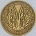 Монета Французская Западная Африка 10 франков 1956 КМ6 VF арт. 14568