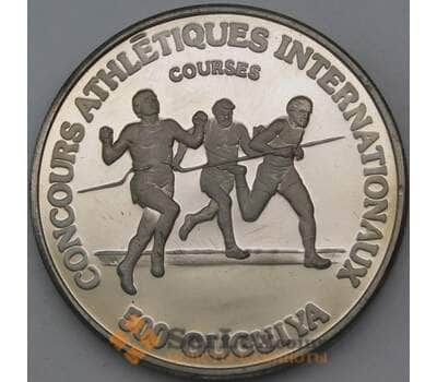 Монета Мавритания 500 огуйя 1984 Х1 BU Бег арт. 28855