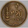 Литва 20 центов 1925 КМ74 XF арт. 53333