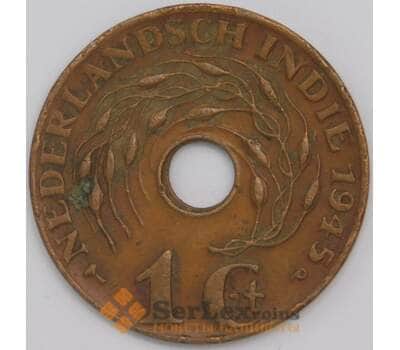 Нидерландская Индия монета 1 цент 1945 P КМ317 XF арт. 43387