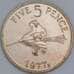 Гернси 5 пенсов 1977 КМ29 XF арт. 56560