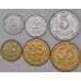 Монета Украина набор 1 - 50 копеек (6 шт) 2008-2010 UNC арт. 30519