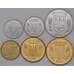 Монета Украина набор 1 - 50 копеек (6 шт) 2008-2010 UNC арт. 30519