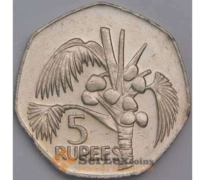Сейшельские острова монета 5 рупий 1977 КМ36 XF  арт. 42138