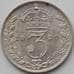 Монета Великобритания 3 пенса 1920 КМ813a aUNC арт. 12051