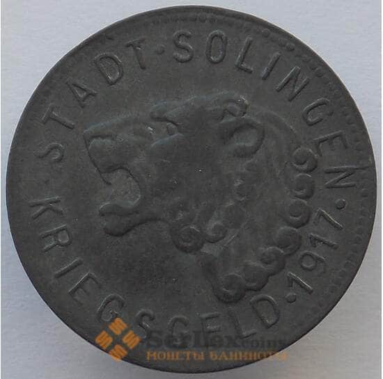 Германия Нотгельд 50 пфеннигов 1917 SOLINGEN FUNFZIG Золинген (J05.19) арт. 15978