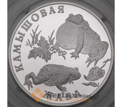 Монета Россия 1 рубль 2004 Proof Красная книга - Камышовая жаба арт. 29660