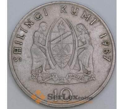 Танзания 10 шиллингов 1987 КМ20 VF арт. 55173