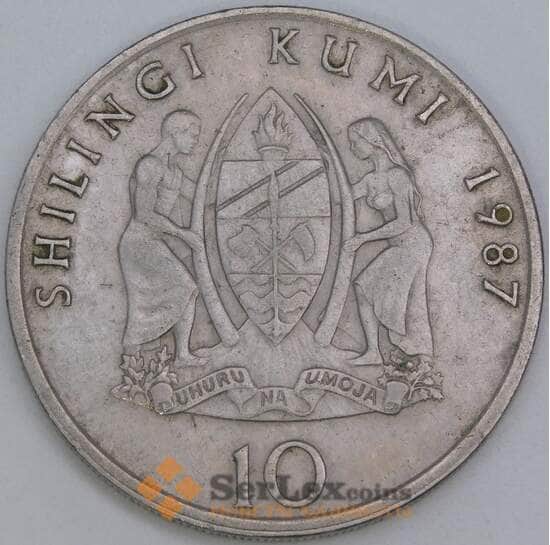 Танзания 10 шиллингов 1987 КМ20 VF арт. 55173 Танзания 10 шиллингов 1987 КМ20 VF арт. 55173