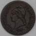 Монета Франция 1 сантим 1851 А КМ754 XF арт. 22733