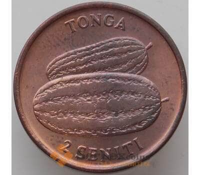 Монета Тонга 2 сенити 1975 КМ43 UNC Тауфаахау Тупоу IV арт. 13143