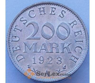 Монета Германия 200 марок 1923 А КМ35 UNC (J05.19) арт. 16790