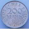 Германия 200 марок 1923 А КМ35 UNC (J05.19) арт. 16790