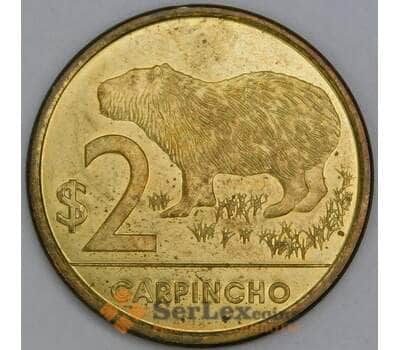 Уругвай 2 песо 2012 КМ136 aUNC арт. 56283