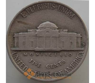 Монета США 5 центов 1939 D KM192 VF арт. 14686