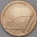Монета США 1 доллар 2020 UNC Р Инновации №6 Коннектикут - Переменная шкала Гербера арт. 24003