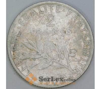 Франция 2 франка 1902 КМ845 VG арт. 57005