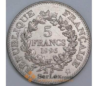 Франция 5 франков 1996 КМ1155 XF 200 лет десятичному франку арт. 57358