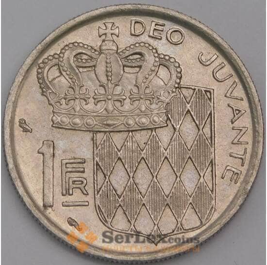 Монако монета 1 франк 1968 КМ140 AU арт. 43157 Монако монета 1 франк 1968 КМ140 AU арт. 43157