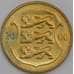 Монета Эстония 1 крона 2000 КМ35 aUNC (J05.19) арт. 16899