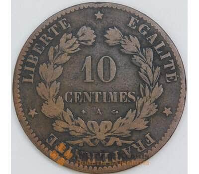 Франция 10 сантимов 1870 А КМ815 F арт. 56495