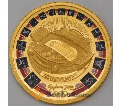 Монета Австралия 100 долларов 2000 Сидней Стадион золото арт. 30381