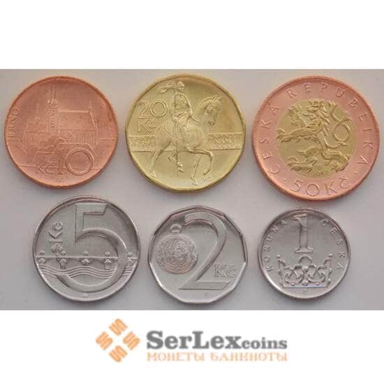 Чехия набор монет 2017 Крона годовой набор UNC (НВВ) арт. 13397