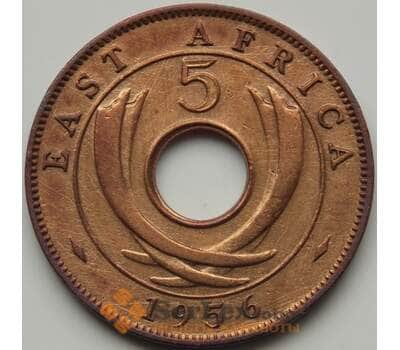 Монета Британская Восточная Африка 5 центов 1956 КМ37 AU арт. 7682