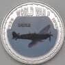 Жетон 2 Мировая война самолет Спитфаер Черчилль  арт. 28397