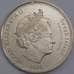 Тристан-да-Кунья монета1 крона 2009 КМ8g BU Сокол арт. 42422