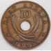 Монета Британская Восточная Африка 10 центов 1945 КМ26 XF арт. 38033