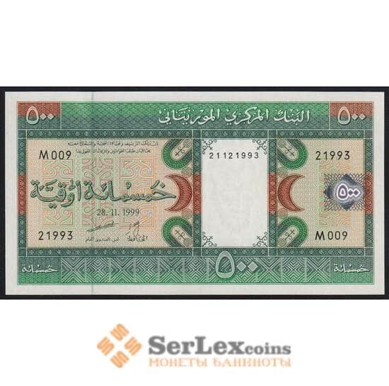 Мавритания 500 угий 1999 Р8а UNC арт. 51341