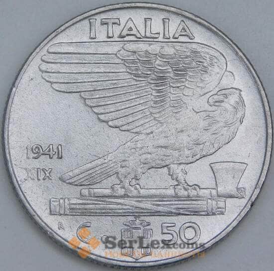 Италия 50 чентезимо 1941 КМ76b XF магнитная арт. 28959 Италия 50 чентезимо 1941 КМ76b XF магнитная арт. 28959