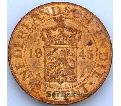 Монета Нидерландская Восточная Индия 2 1/2 цента 1945 КМ316 aUNC (J05.19) арт. 19002