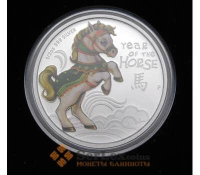 Монета Кука острова 50 центов 2014 Proof Год Лошади арт. 29362