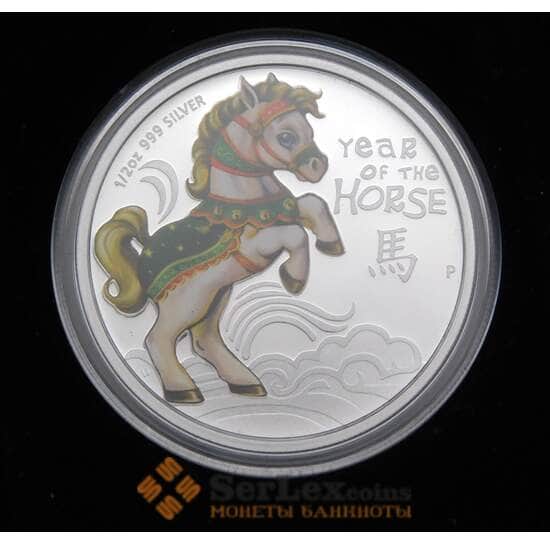 Кука острова 50 центов 2014 Proof Год Лошади арт. 29362