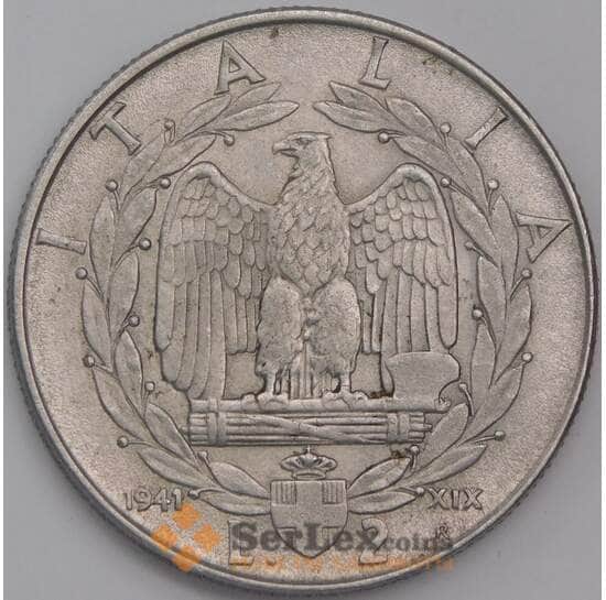 Италия 2 лиры 1941 КМ78b aUNC арт. 41684