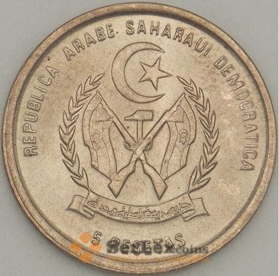 Западная Сахара 5 песет 1992 КМ16 UNC  арт. 18226