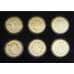 Монета Острова Кука 5 долларов 2008 Корабли Набор 6 монет UNC (БСВ) арт. 8434