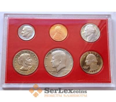 Монета США набор годовой 1980 Proof коробка (ЗСГ) арт. 8463